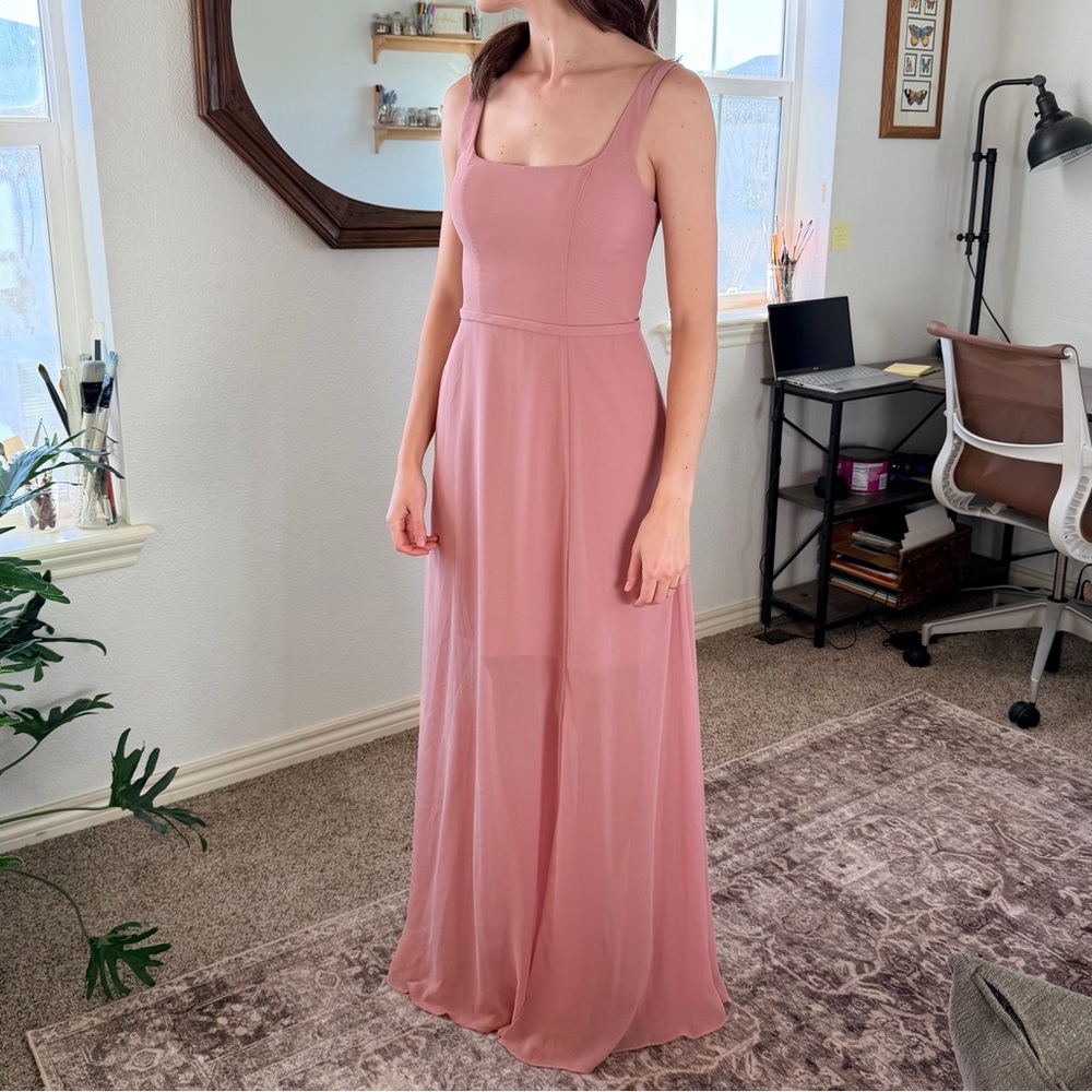 Azazie Bridesmaid Dress: Renee In Dusty Rose A2
